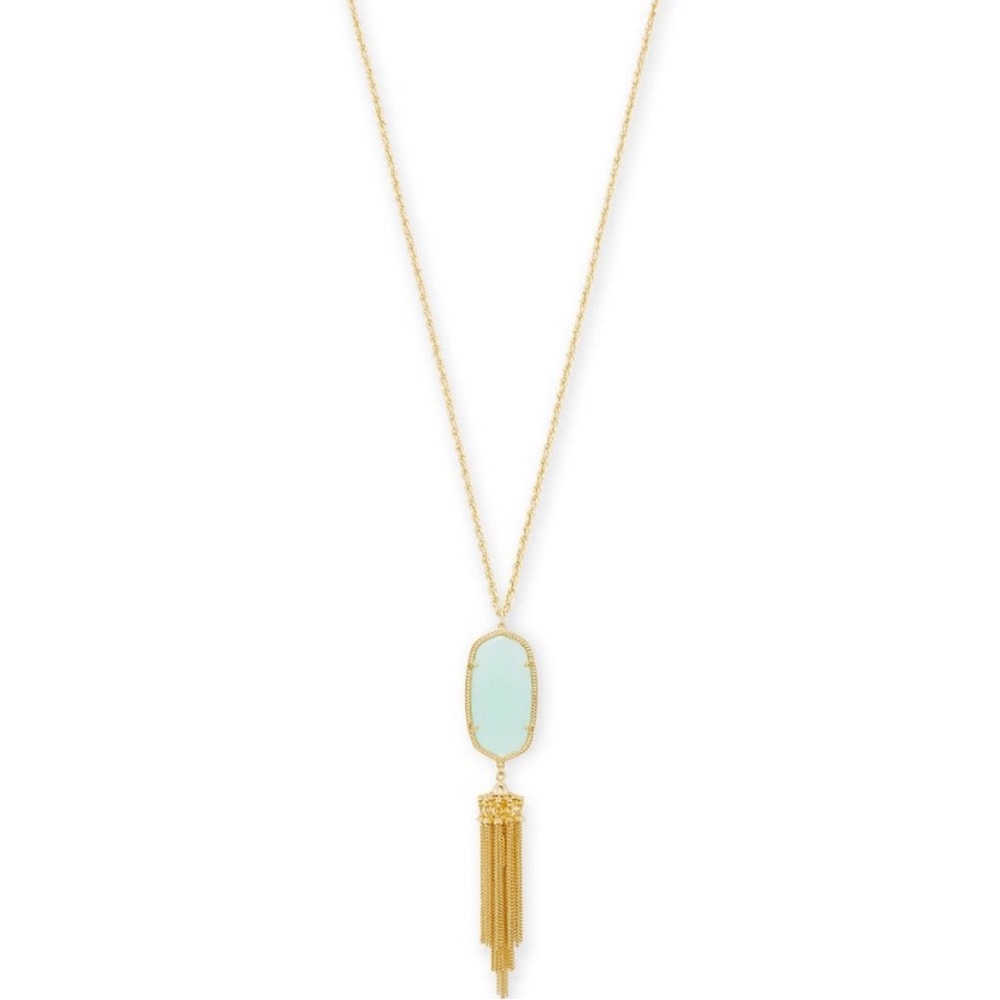 Kendra Scott Chalcedony Rayne Pendant Necklace